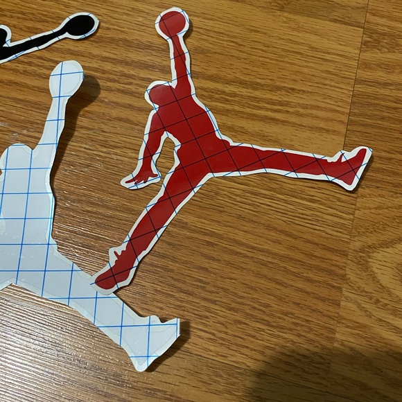 Jordan jumpman logo decal sticker size 6” - Picture 3 of 7